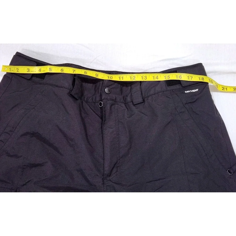 The North Face‎ DryVent Mens Black Ski Snowboard Pants Cargo Waterproof Size L